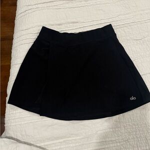 Alo Black Skort - Alosoft Backspin Skirt